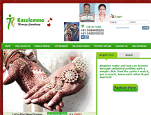 Tablet Screenshot of kasulammamarriage.com